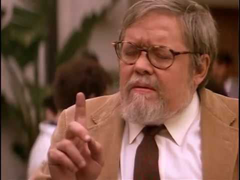 Dr. Meredith in the bit of advice scene from the movie Real Genius